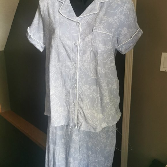 Jane & Bleecker Women's 3-piece Cotton Pyjama Set (Multi) - Picture 2 of 16